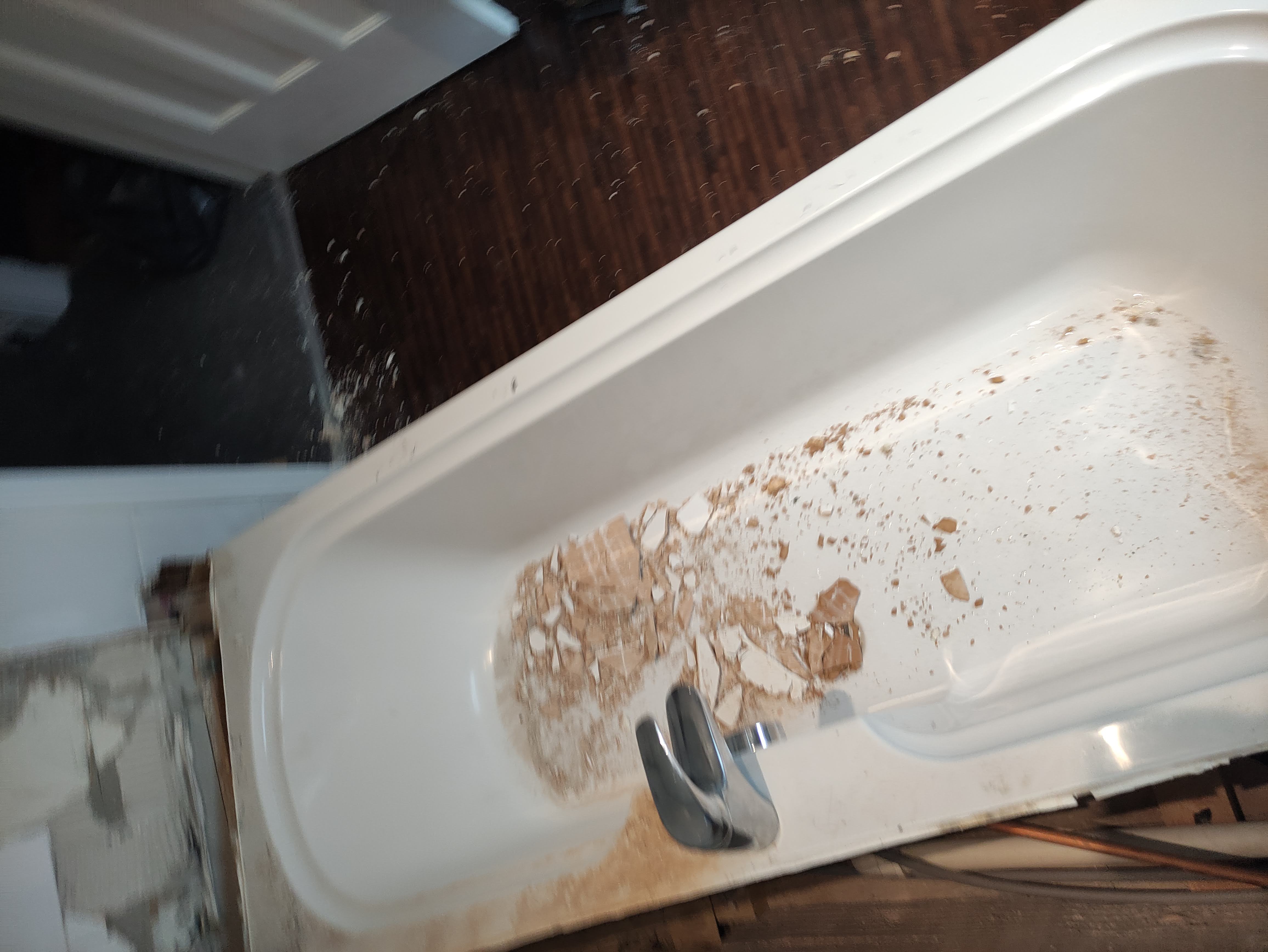 A picture of before just the bath part